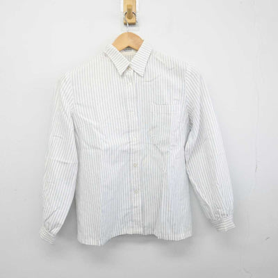 【中古】熊本県 熊本学園大学付属高等学校 女子制服 2点 (ニット・シャツ) sf047472