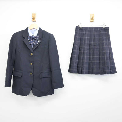 【中古】神奈川県 厚木清南高等学校 女子制服 5点 (ブレザー・シャツ・スカート) sf047482