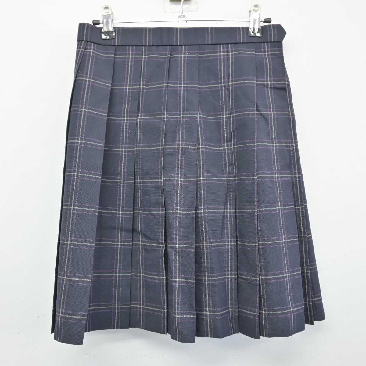 【中古】神奈川県 厚木清南高等学校 女子制服 3点 (ブレザー・シャツ・スカート) sf047483