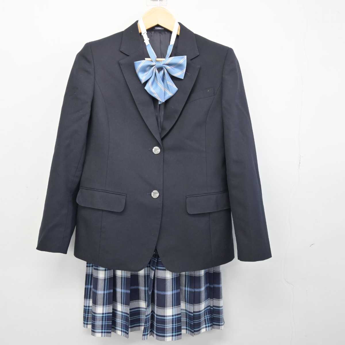 【中古】岐阜県 西濃桃李高等学校 女子制服 4点 (ブレザー・スカート) sf047496