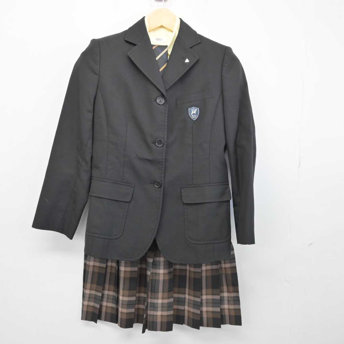 【中古】東京都 八王子学園八王子高等学校 女子制服 5点 (ブレザー・シャツ・スカート) sf047507