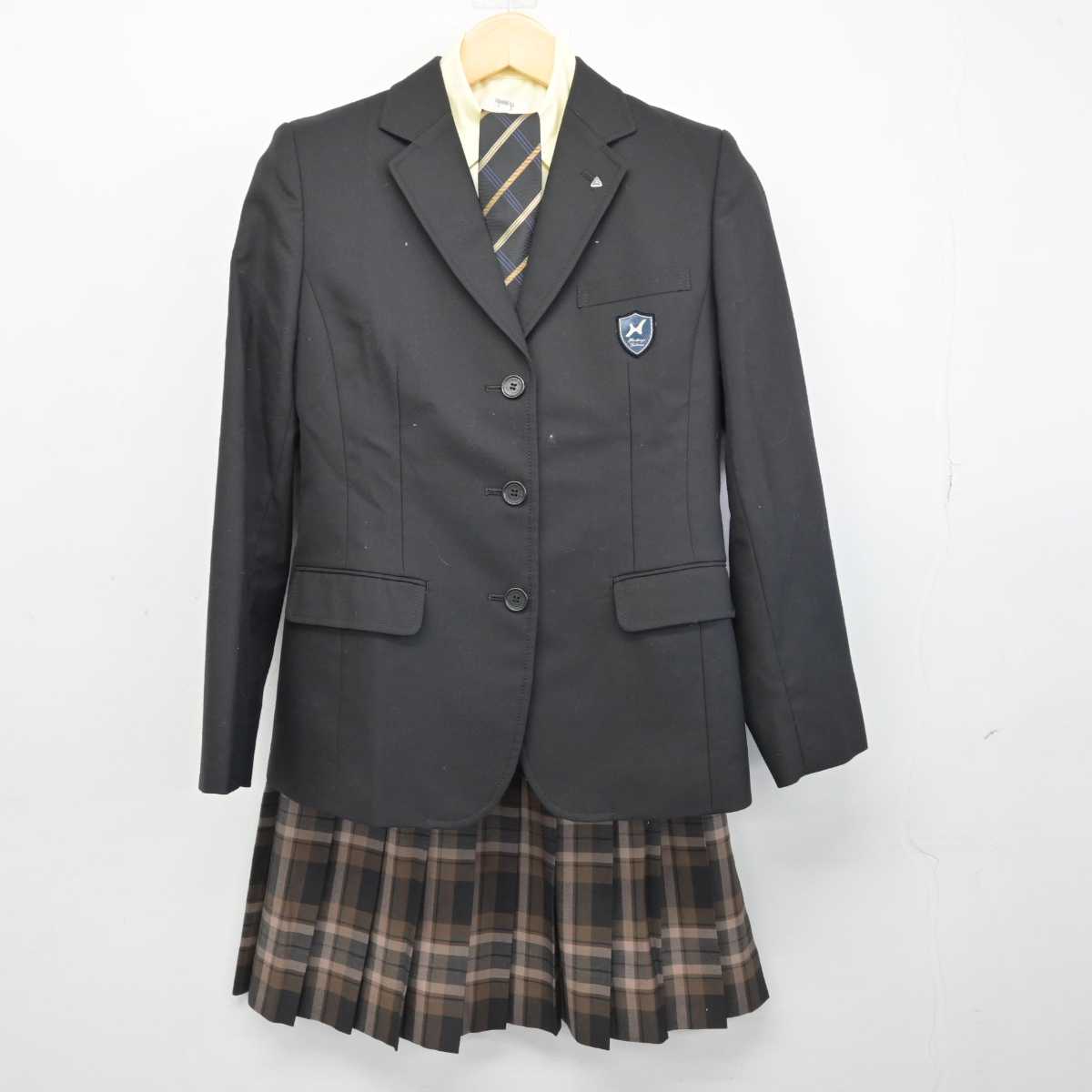 【中古】東京都 八王子学園八王子高等学校 女子制服 5点 (ブレザー・シャツ・スカート) sf047508