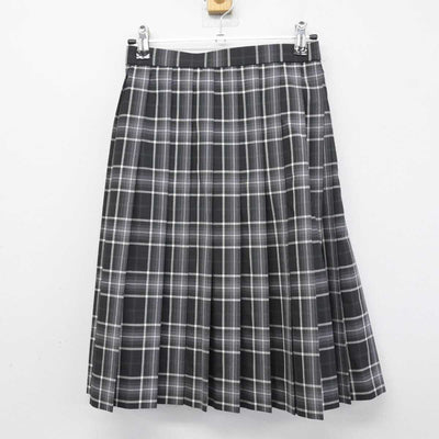 【中古】東京都 八王子学園八王子高等学校 女子制服 3点 (ニットベスト・シャツ・スカート) sf047509