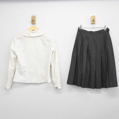 【中古】大阪府 英真学園高等学校 女子制服 3点 (ブレザー・シャツ・スカート) sf047522