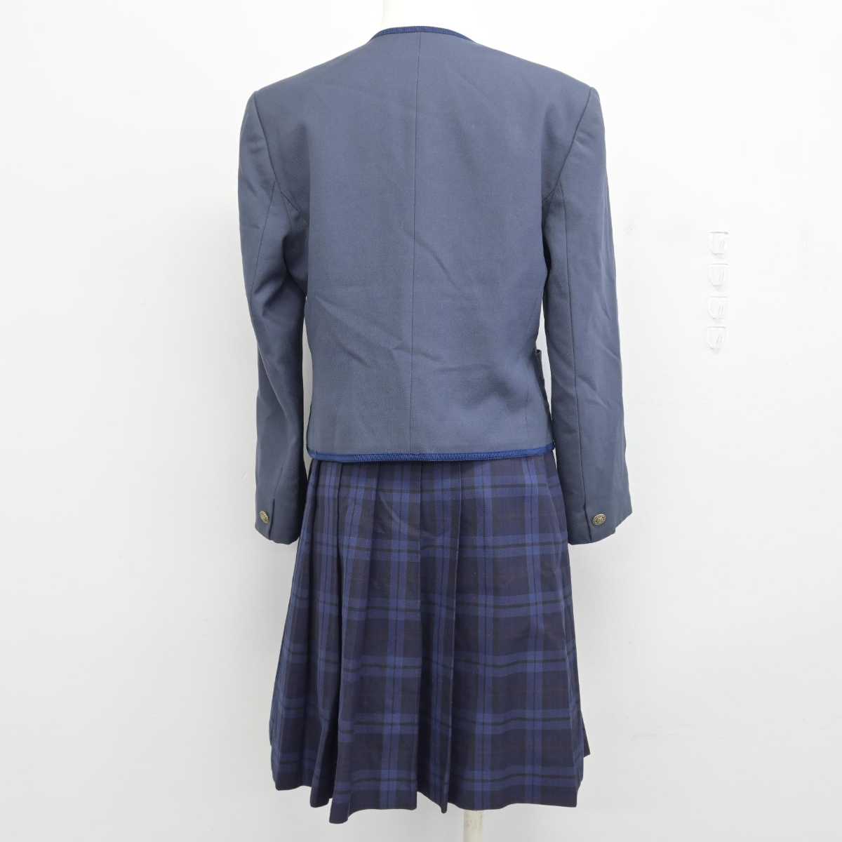 【中古】静岡県 加藤学園高等学校 女子制服 2点 (ブレザー・スカート) sf047524