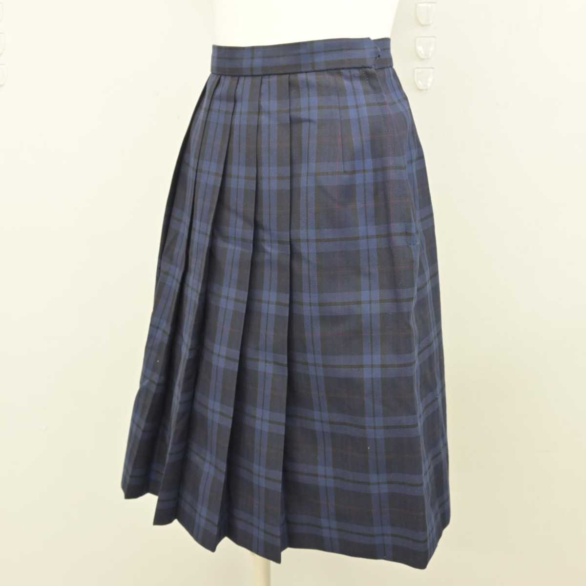 【中古】静岡県 加藤学園高等学校 女子制服 2点 (ブレザー・スカート) sf047524