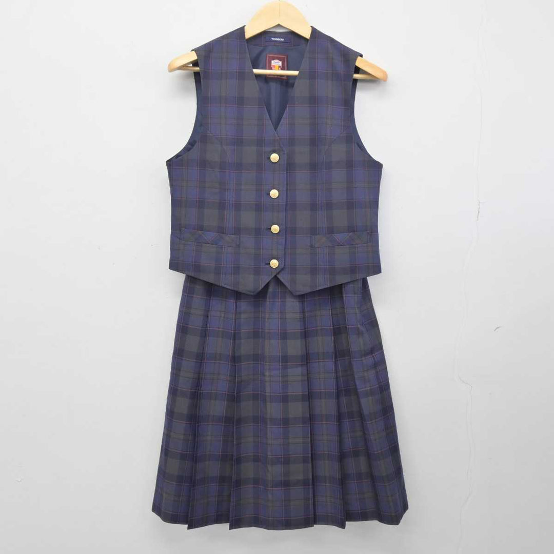 【中古】北海道 札幌市立新川中学校 女子制服 3点 (ブレザー・ベスト・スカート) sf047540 | 中古制服通販パレイド