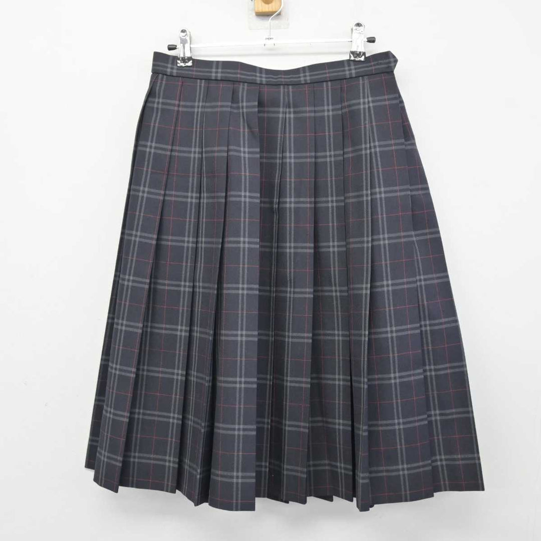 【中古】千葉県 八千代市立萱田中学校 女子制服 4点 (ブレザー・シャツ・スカート) sf047552