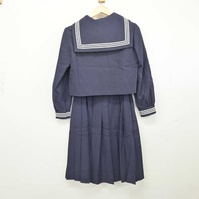 【中古】兵庫県 芦屋学園高等学校 女子制服 5点 (セーラー服・スカート) sf047554