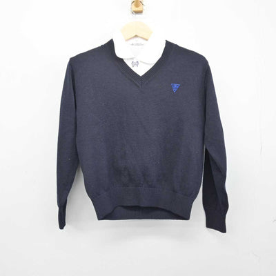 【中古】兵庫県 日ノ本学園高等学校 女子制服 2点 (シャツ・ニット) sf047557