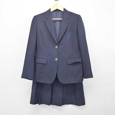 【中古】愛媛県 松山中央高等学校 女子制服 4点 (ブレザー・ベスト・ニット・スカート) sf047586