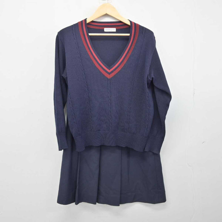 【中古】愛媛県 松山中央高等学校 女子制服 4点 (ブレザー・ベスト・ニット・スカート) sf047586 | 中古制服通販パレイド