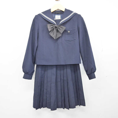 【中古】北海道 北海道千歳高等学校 女子制服 4点 (セーラー服・スカート) sf047587