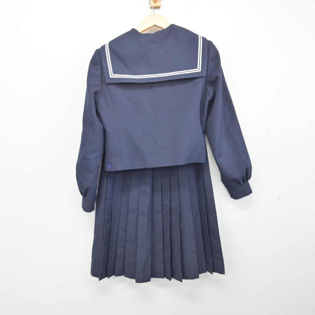 【中古】北海道 北海道千歳高等学校 女子制服 4点 (セーラー服・スカート) sf047587