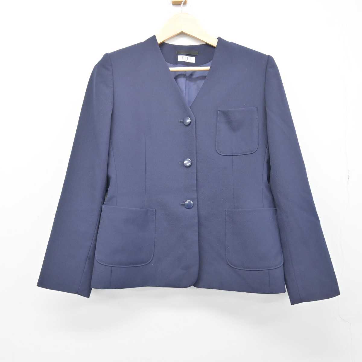 【中古】青森県 明治中学校 女子制服 4点 (ブレザー・シャツ・スカート) sf047588