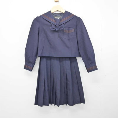 【中古】神奈川県 横浜富士見丘学園高等学校 女子制服 3点 (セーラー服・スカート) sf047592