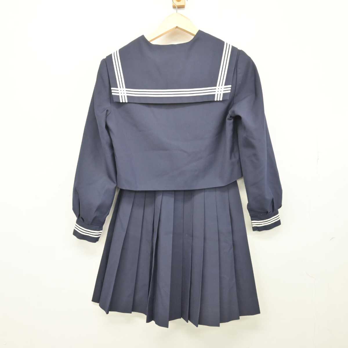 中古】広島県 尾道北高等学校 女子制服 2点 (セーラー服・スカート) sf047596 | 中古制服通販パレイド