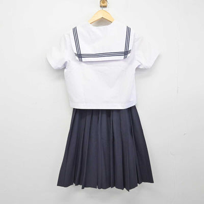 【中古】広島県 尾道北高等学校 女子制服 2点 (セーラー服・スカート) sf047601