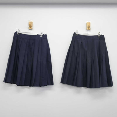 【中古】広島県 井口高等学校 女子制服 3点 (ブレザー・スカート・スカート) sf047609