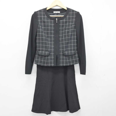 【中古】 事務服 女子制服 2点 (ジャケット・スカート) sf047612