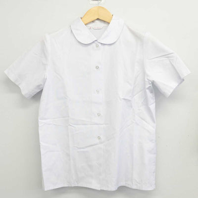 【中古】岡山県 桑田中学校 女子制服 2点 (シャツ・スカート) sf047618