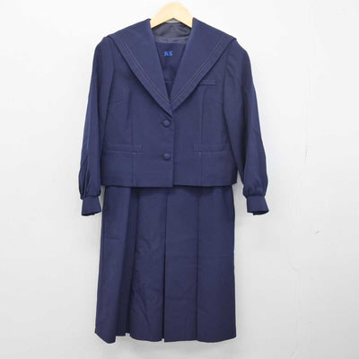 【中古】兵庫県 北摂三田高等学校 女子制服 3点 (ニット・セーラー服・ジャンパースカート) sf047619