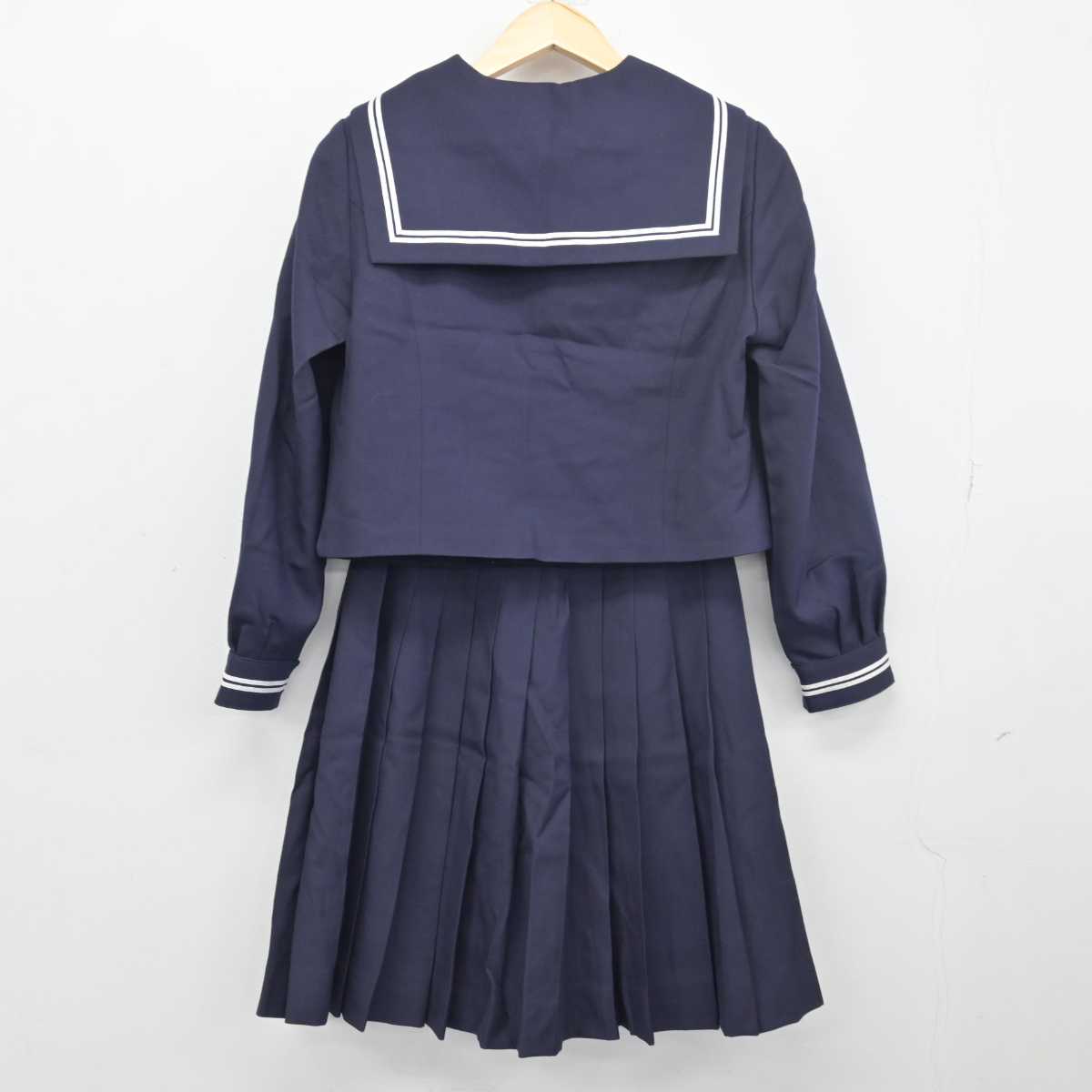 【中古】北海道 札幌東高等学校 女子制服 2点 (セーラー服・スカート) sf047622