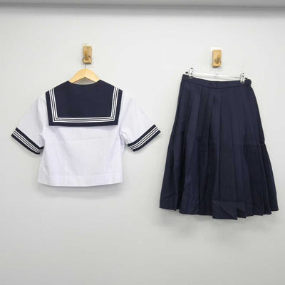 【中古】埼玉県 三芳東中学校 女子制服 4点 (セーラー服・セーラー服・スカート) sf047630