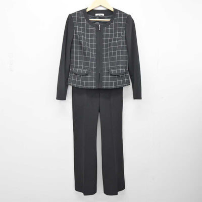 【中古】 事務服 女子制服 2点 (ジャケット・ズボン) sf047648