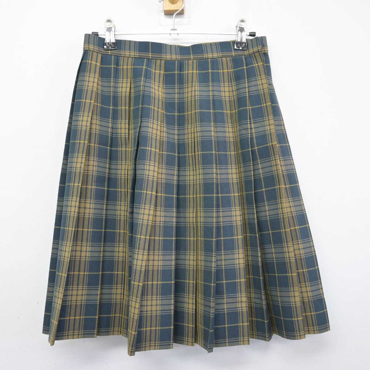 【中古】滋賀県 大津商業高等学校 女子制服 2点 (ニット・スカート) sf047664