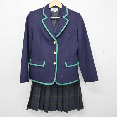 【中古】東京都 上野学園中学校・高等学校 女子制服 3点 (ブレザー・ニット・スカート) sf047667