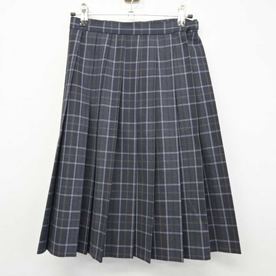 【中古】東京都 上野学園中学校・高等学校 女子制服 2点 (ニットベスト・スカート) sf047668