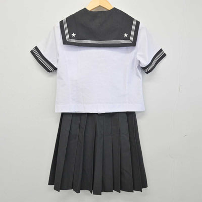 【中古】静岡県 三島北高等学校 女子制服 4点 (セーラー服・スカート) sf047671