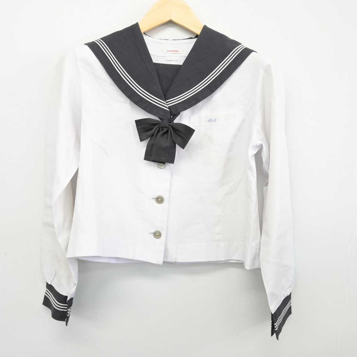 【中古】静岡県 三島北高等学校 女子制服 6点 (セーラー服・セーラー服) sf047672