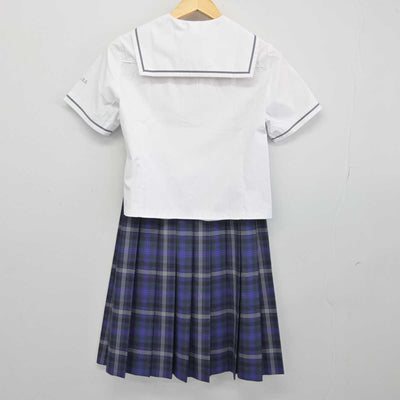 【中古】埼玉県 大宮国際中等教育学校 女子制服 3点 (セーラー服・スカート) sf047679