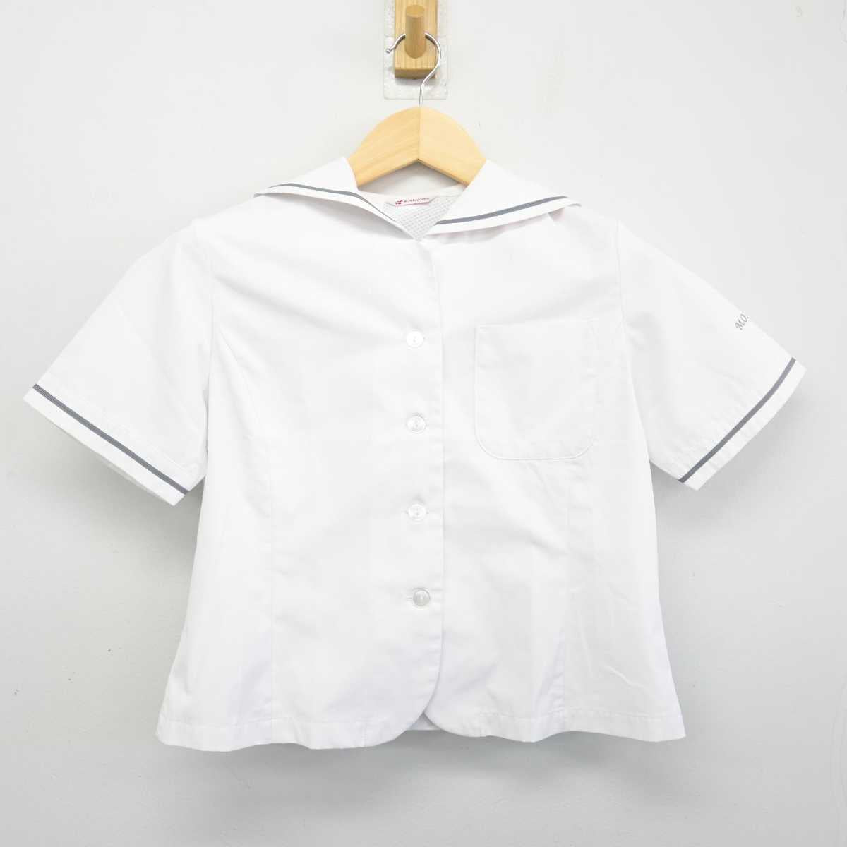 【中古】埼玉県 大宮国際中等教育学校 女子制服 3点 (セーラー服・スカート) sf047679