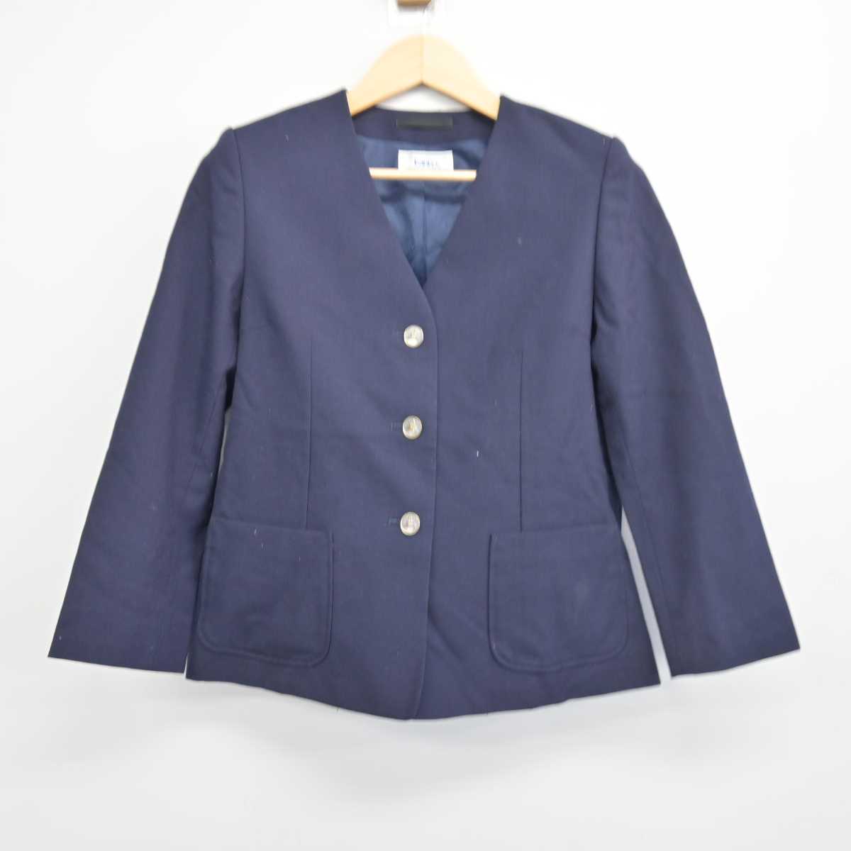 【中古】神奈川県 寺尾中学校 女子制服 3点 (ブレザー・スカート・スカート) sf047695