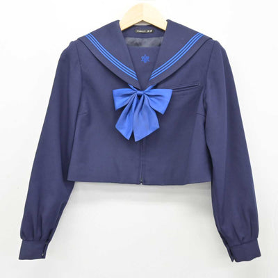 【中古】福岡県 香住丘高等学校 女子制服 3点 (セーラー服・ジャンパースカート) sf047700