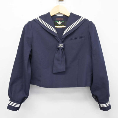 【中古】千葉県 柏中学校 女子制服 3点 (セーラー服・ジャンパースカート) sf047704