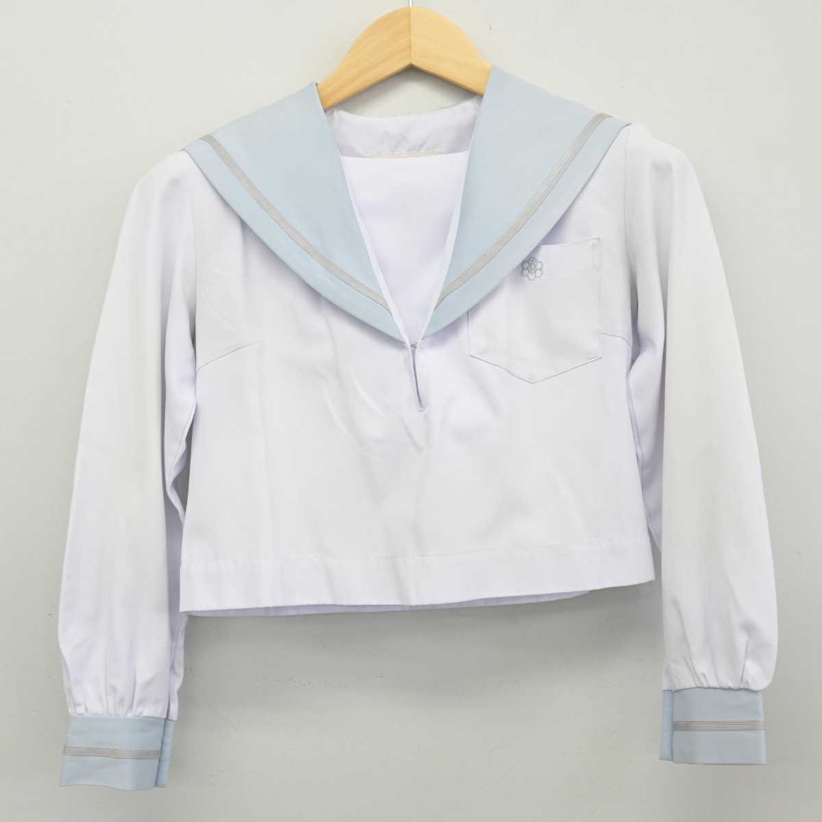 【中古】愛知県 西春高等学校 女子制服 2点 (ニット・セーラー服) sf047710