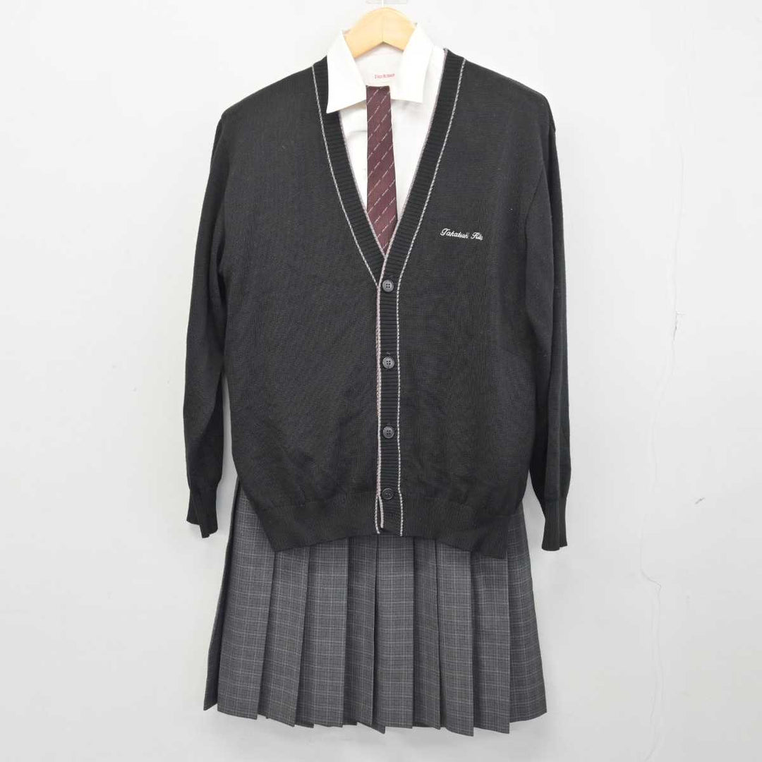 【中古】大阪府 高槻北高等学校 女子制服 5点 (ブレザー・ニット・シャツ・スカート) sf047718 | 中古制服通販パレイド