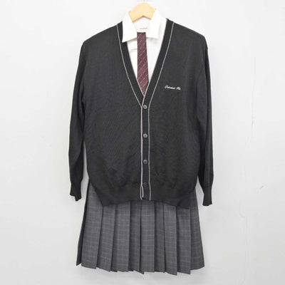 【中古】大阪府 高槻北高等学校 女子制服 5点 (ブレザー・ニット・シャツ・スカート) sf047718