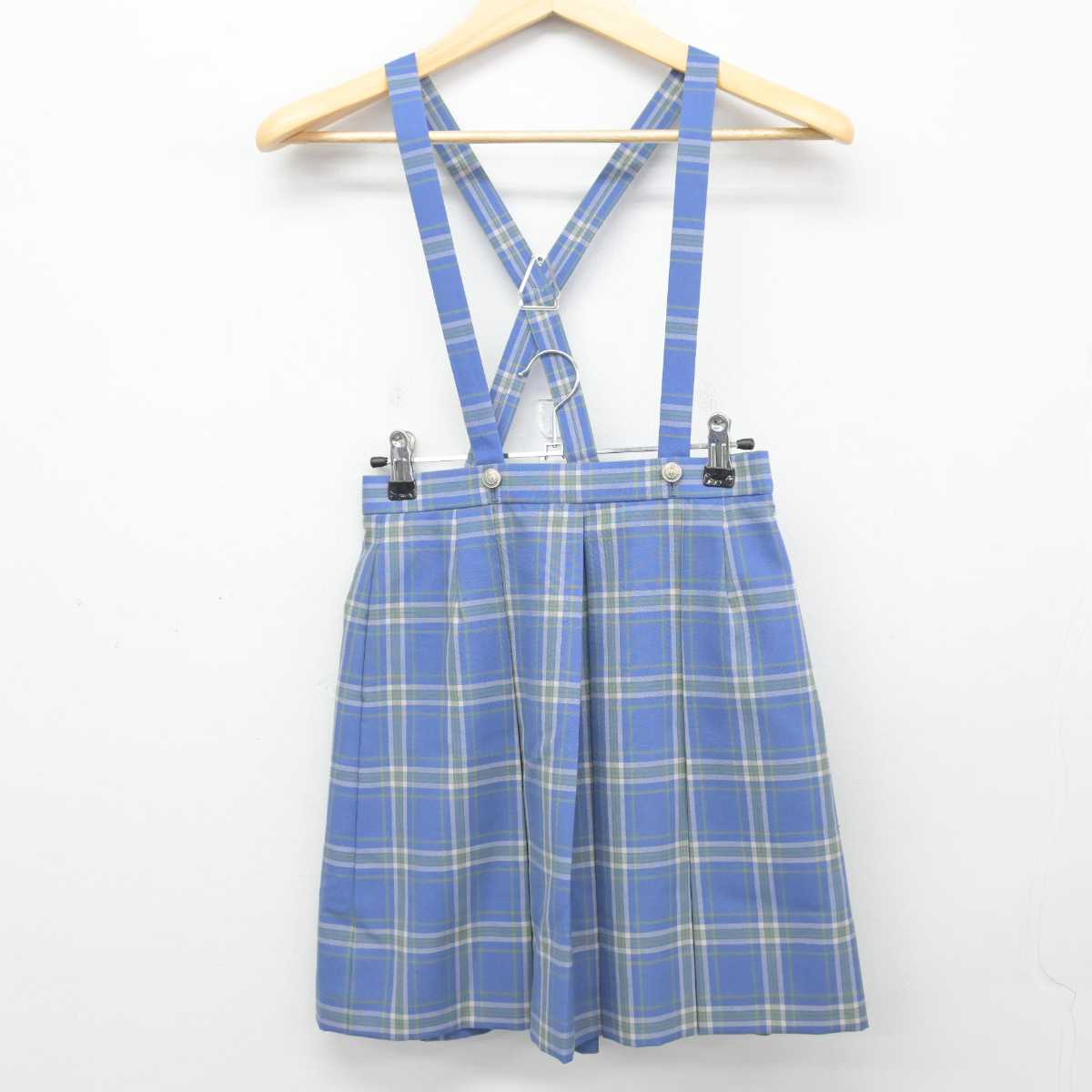 【中古】神奈川県 青山学院横浜英和小学校 女子制服 3点 (ベスト・スカート) sf047723