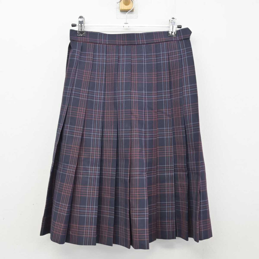 中古】北海道 旭川西高等学校 女子制服 4点 (ブレザー・ニットベスト・スカート) sf047725 | 中古制服通販パレイド