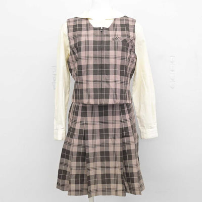 【中古】福島県 郡山高等学校 女子制服 3点 (シャツ・ベスト・スカート) sf047727