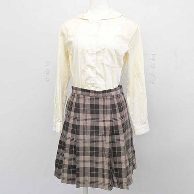 【中古】福島県 郡山高等学校 女子制服 3点 (シャツ・ベスト・スカート) sf047727