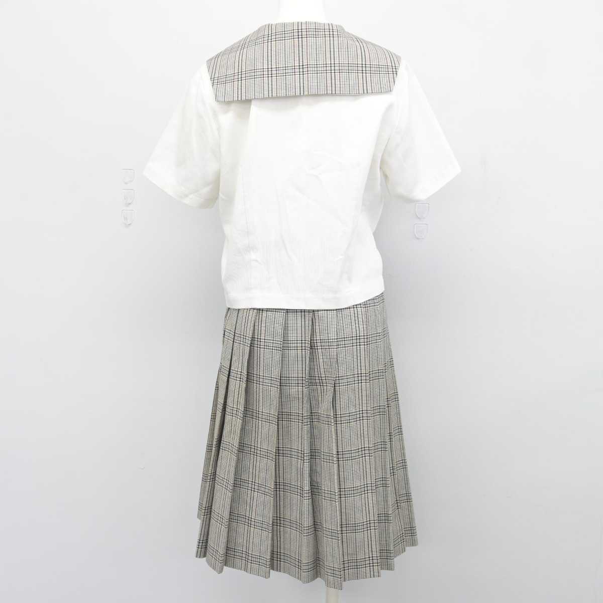 【中古】富山県 富山北部高等学校 女子制服 2点 (セーラー服・スカート) sf047736