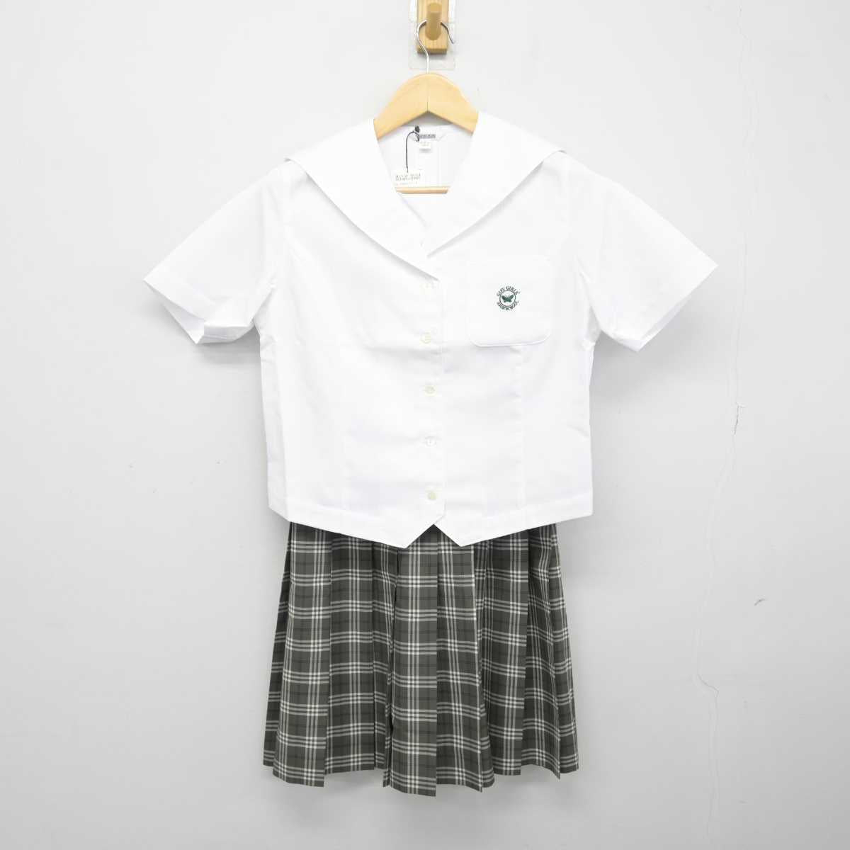 【中古】岐阜県 岐阜女子高等学校/旧制服 女子制服 3点 (シャツ・スカート) sf047748