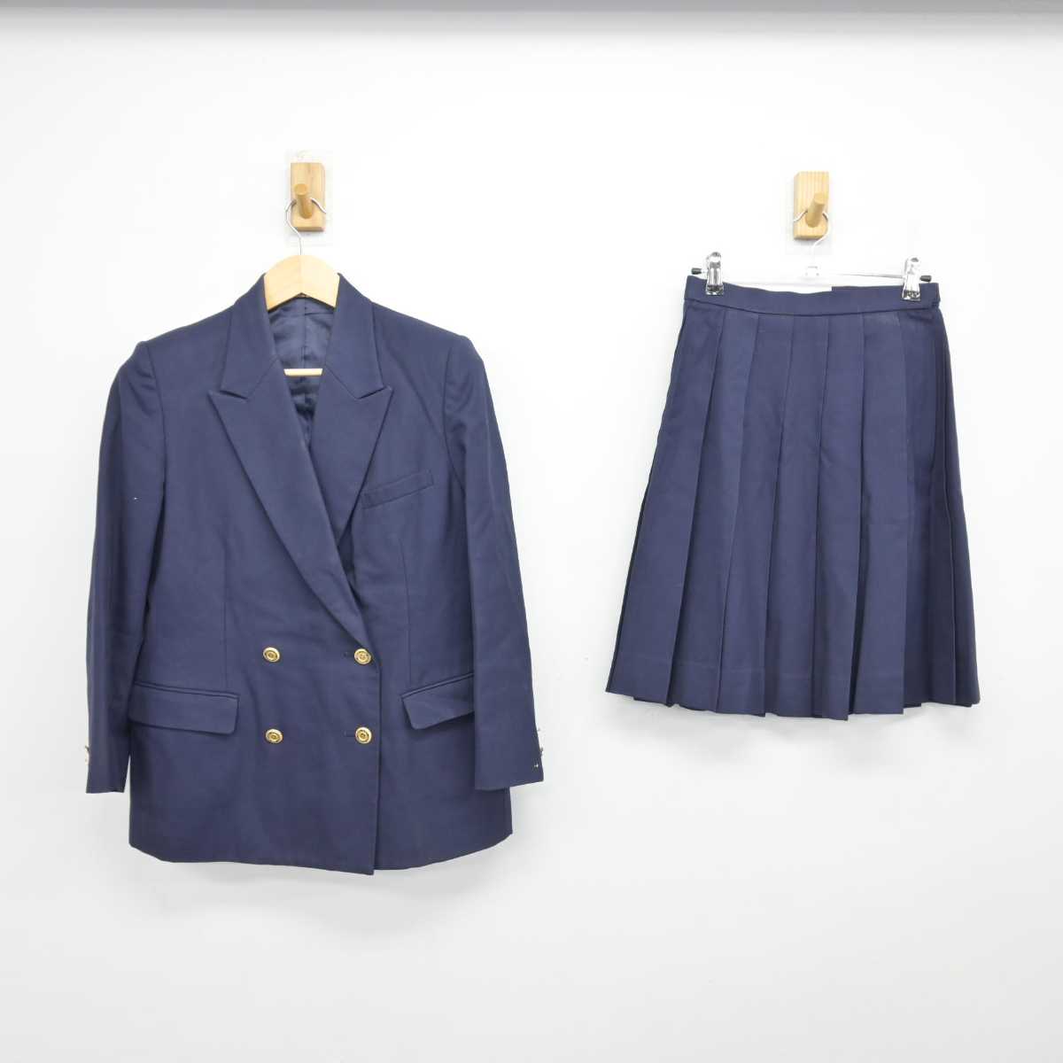 【中古】埼玉県 大宮開成高等学校 女子制服 2点 (ブレザー・スカート) sf047751