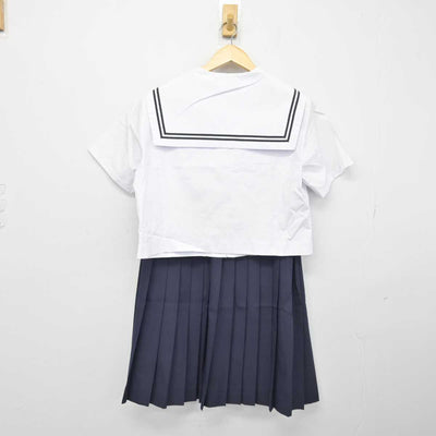 【中古】愛知県 愛西市立立田中学校 女子制服 4点 (セーラー服・スカート) sf047767